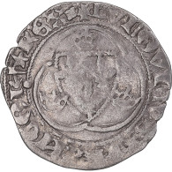 Monnaie, France, Louis XI, Blanc à La Couronne, 1461-1483, Hybride, TTB, Billon - 1461-1483 Louis XI Le Prudent