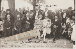 AY En CHAMPAGNE - La Villa - Kermesse Des Ecoles Publiques Du 22 Juillet 1928 - Les Officiels Qui Posent ( Carte Photo ) - Ay En Champagne