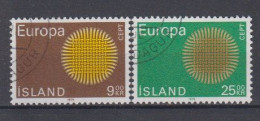 EUROPA - CEPT - Michel - 1970 - IJSLAND - Nr 442/43 - Gest/Obl/Us - 1970