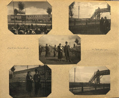 Pont à Marcq * RARE 10 Photos Toutes Anotées Au Dos 13 Sept 1931 Circuit Des Routes Pavées * Automobiles Pilotes Motos - Other & Unclassified