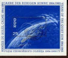 DDR Block 020 Jahr Der Ruhigen Sonne Used Gestempelt (2) - 1950-1970