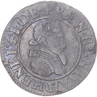 Monnaie, France, Henri IV, Double Tournois, 1591, Châlons-en-Champagne, TB+ - 1589-1610 Henry IV The Great