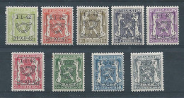 PRE 475/483 ** Série 22  Cote 30.00 - Typos 1936-51 (Petit Sceau)