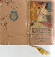 76-Calendarietto Da Barbiere-1911-La Luce Attraverso I Tempi-Felice Genovese & Figli-Napoli - Big : 1941-60