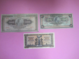 Greece Lot 3 Banknotes 1932, 42 - Grèce