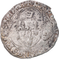 Monnaie, France, Charles VIII, Blanc à La Couronne, 1483-1498, Montpellier - 1483-1498 Charles VIII L'Affable