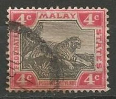 MALAISIE N° 17 OBLITERE - Federated Malay States