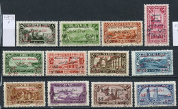 Syrie Bureau Français - Syrien - Syria 1926 Y&T N°167 à 178 - Michel N°284 à 295 * - Divers Sites - Unused Stamps