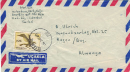 TR Istanbul 1960 > Regen - Flugpost Adler - Lettres & Documents