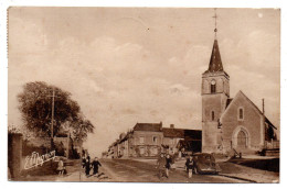 SAINT MAURICE LES CHARENCEY--1955--L'église ( Animée, Voiture Renault 4 CV )....timbre....cachets....pas Très Courante - Other & Unclassified