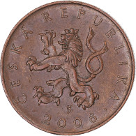 Monnaie, République Tchèque, 10 Korun, 2008, SUP, Cuivre Plaqué Acier, KM:4 - Tchéquie