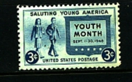 UNITED STATES/USA - 1948  YOUTH  MONTH  MINT NH - Ungebraucht