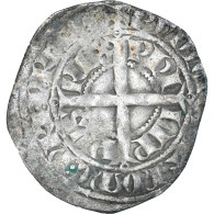 Monnaie, France, Philippe VI, Gros à La Couronne, 1328-1350, TB+, Billon - 1328-1350 Filippo VI Il Fortunato