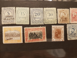 REVENUE STAMPS TAX Stamps ROMANIA 1918-20, FISCAL STAMP,TAXA DE PLATA / Autres Timbres Lot De 11 Timbres - Unused Stamps