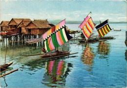 PC PHILIPPINES, ZAMBOANGA, FISHING VILLAGE, Modern Postcard (b47987) - Philippines