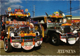 PC PHILIPPINES, JEEPNEYS, UBLIC TRANSPORTATION, Modern Postcard (b48030) - Philippines