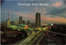 PC PHILIPPINES, MANILA, GENERAL VIEW, Modern Postcard (b48044) - Philippines