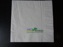 Serviette Publicitaire Ville De Marcq En Baroeul, Hippodrome - Company Logo Napkins