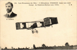 PC PILOTE H. FARMAN AEROPLANE FARMAN AVIATION AIRCRAFT (a39376) - Aviateurs