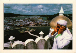 PC BRUNEI, BANDAR SERI BEGAWAN, PRAYER CALL, Modern Postcard (b48065) - Brunei