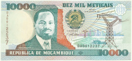 Mozambique - 10.000 Meticais - 16.06.1991 - P 137 - Unc. - Serie DA - Joaquim Chissano - 10000 - Mozambique