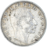 Monnaie, Serbie, Peter I, 2 Dinara, 1915, Paris, TTB+, Argent, KM:26.3 - Serbia