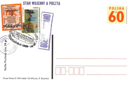 POLAND -  POSTCARD 60Gr 1999 Mi P1259  /*87 - Stamped Stationery