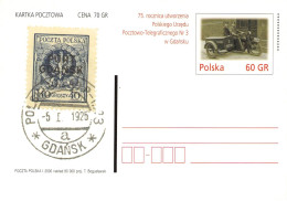 POLAND -  POSTCARD 60Gr 1999 Mi P1261  /*89 - Stamped Stationery