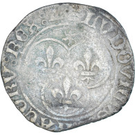 Monnaie, France, Louis XI, Blanc Au Soleil, 1461-1483, Tours, TB+, Billon - 1461-1483 Luis XI El Prudente