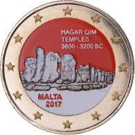 Malte, 2 Euro, Temples Malta Hagar Qim, 2017, SPL, Bimétallique - Malta