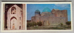 TURKMENISTAN,TURKESTAN, THE TOWN OF TURKESTAN,THE MAUSOLEUM OF HODJA AHMED YASSAWI,THE MAIN PORTAL - Turkménistan