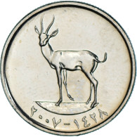 Monnaie, Émirats Arabes Unis, 25 Fils, 2007/AH1428, British Royal Mint, SPL - Emiratos Arabes