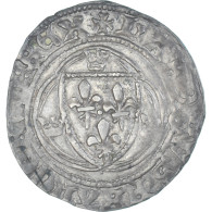 Monnaie, France, Charles VII, Blanc à La Couronne, 1436-1461, Toulouse, TTB+ - 1422-1461 Carlos VII El Victorioso