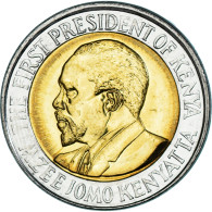 Monnaie, Kenya, 20 Shillings, 2010, SPL, Bimétallique, KM:36.2 - Kenia