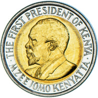 Monnaie, Kenya, 5 Shillings, 2010, SPL, Bimétallique, KM:37.2 - Kenia