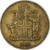 Monnaie, Islande, Krona, 1946, TTB, Bronze-Aluminium, KM:12 - Islanda