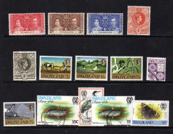 Swaziland (1937-90) - Gerge VI - Activites - Faune - Neufs* Et Oblit - Swaziland (...-1967)