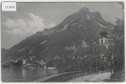 Gersau - Dorfparie Mit Kirche - Gersau