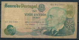 °°° PORTUGAL 20 ESCUDOS 1978 °°° - Portugal