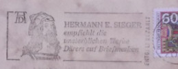 Germany Albrecht Durer Machine Postmark On A Sieger Envelope - Engravings