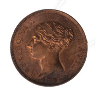 Royaume Uni 1/2 Penny Victoria 1838 Londres - Otros & Sin Clasificación