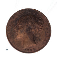 Royaume Uni 1/4 Penny Victoria 1843 Londres - Sonstige & Ohne Zuordnung