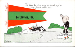 Florida Fort Myers Driving Scene Pennant Series - Fort Myers