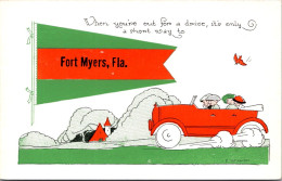 Florida Fort Myers Driving Scene Pennant Series - Fort Myers