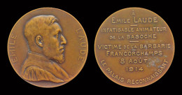 Belgium Bonnetain Armand, Medaille Emile Laude - Monarquía / Nobleza