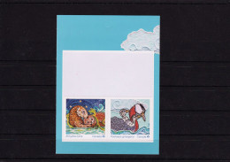 2023 Canada Animals Fauna Bird Sea Otter And Red-necked Grebe Right Pane From Booklet MNH - Sellos (solo)