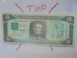 LIBERIA 5$ 1989 Neuf (B.29) - Liberia