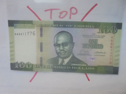 LIBERIA 100$ 2016 Neuf (B.29) - Liberia