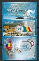 C3980 - Roumanie 2005 - ONU 3v.obliteres - Used Stamps