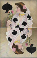 Vintage  Postcard  *  Jeu De Cartes - Carte à Jouer  - Playing Cards - Cartes à Jouer